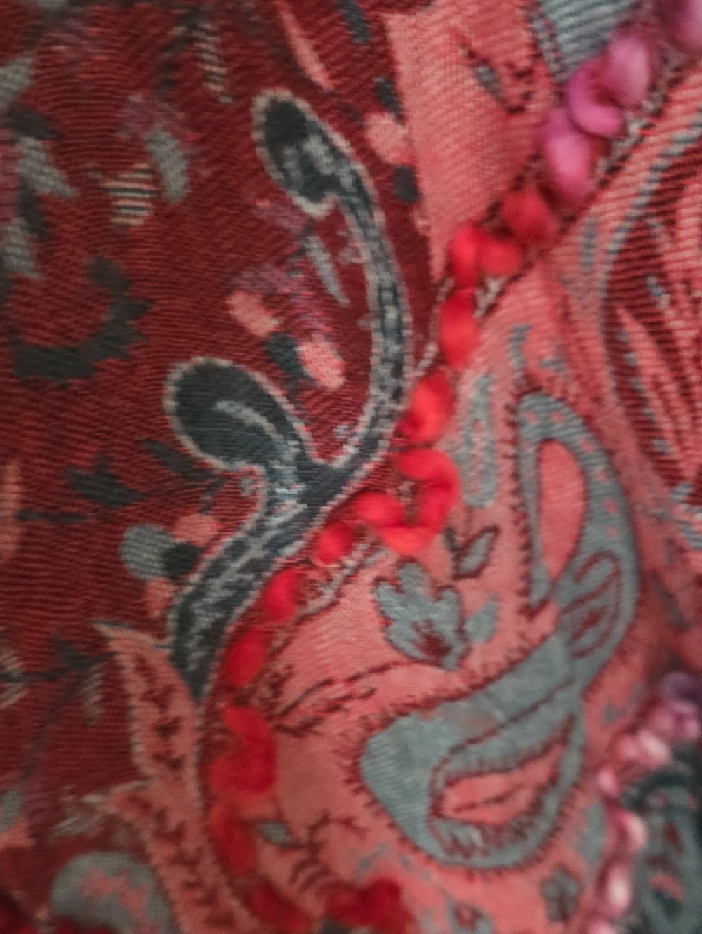 Raj Patterned Rayon Vest - Picture 4 of 7